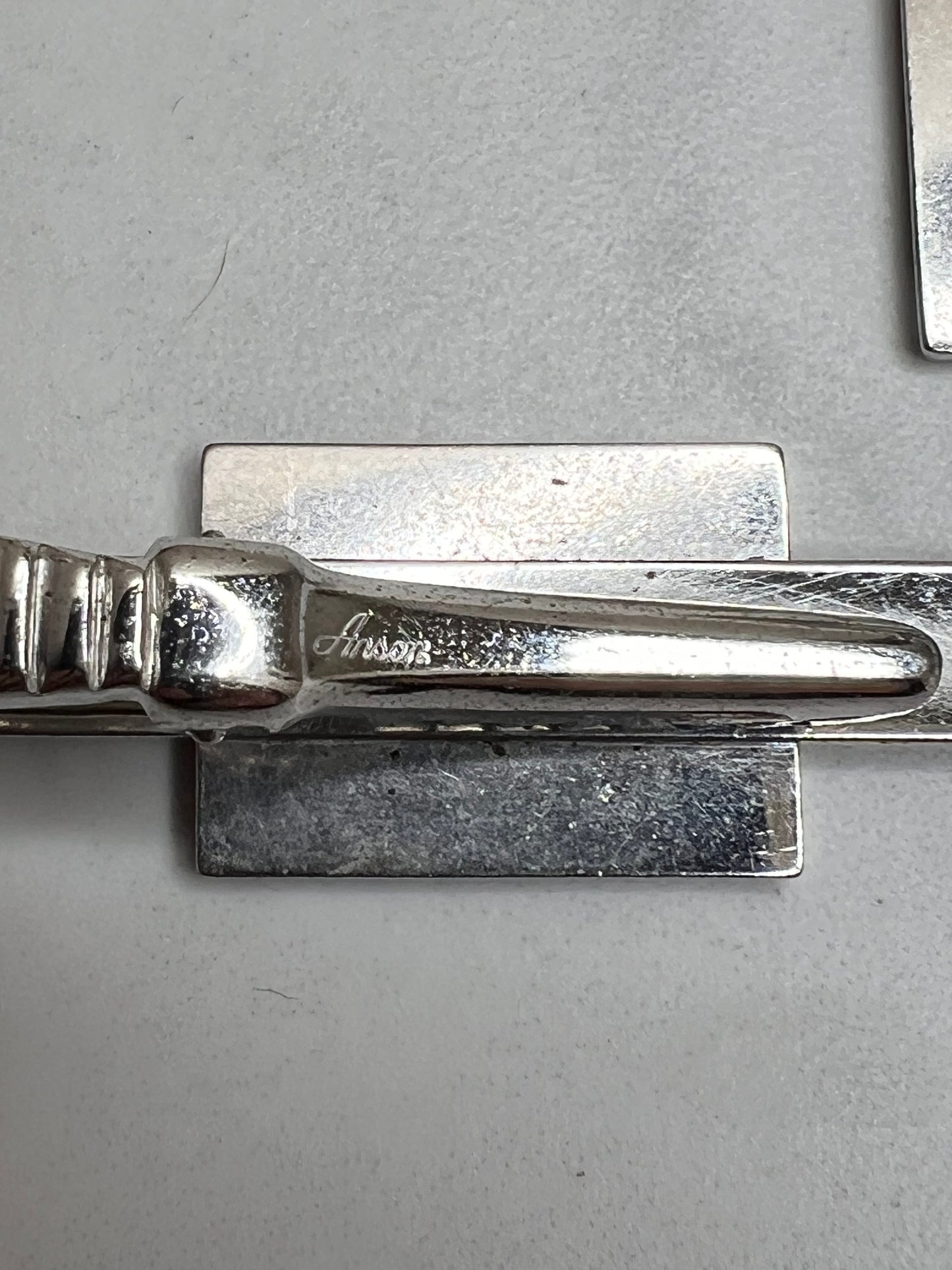 Anson Calendar Cufflinks and Tie Clip November