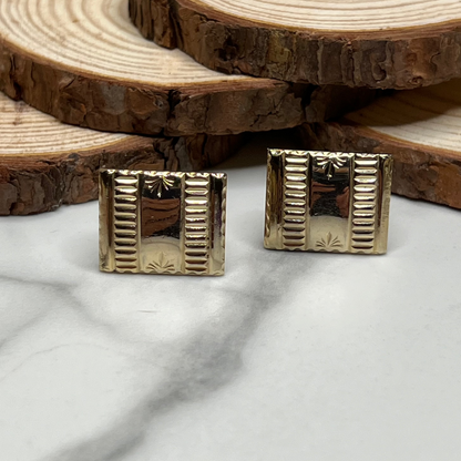 Vintage Gold Art Deco Cufflinks