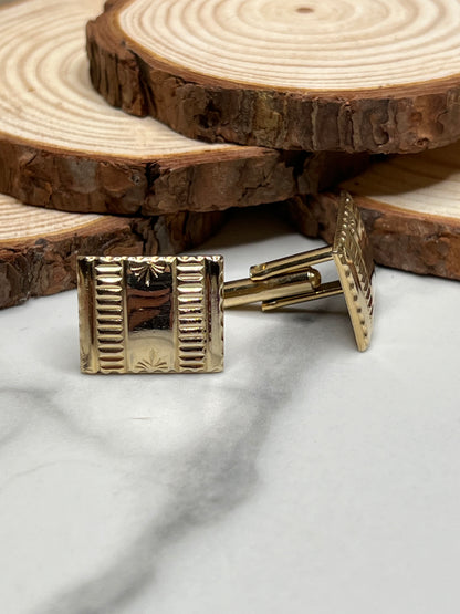 Vintage Gold Art Deco Cufflinks