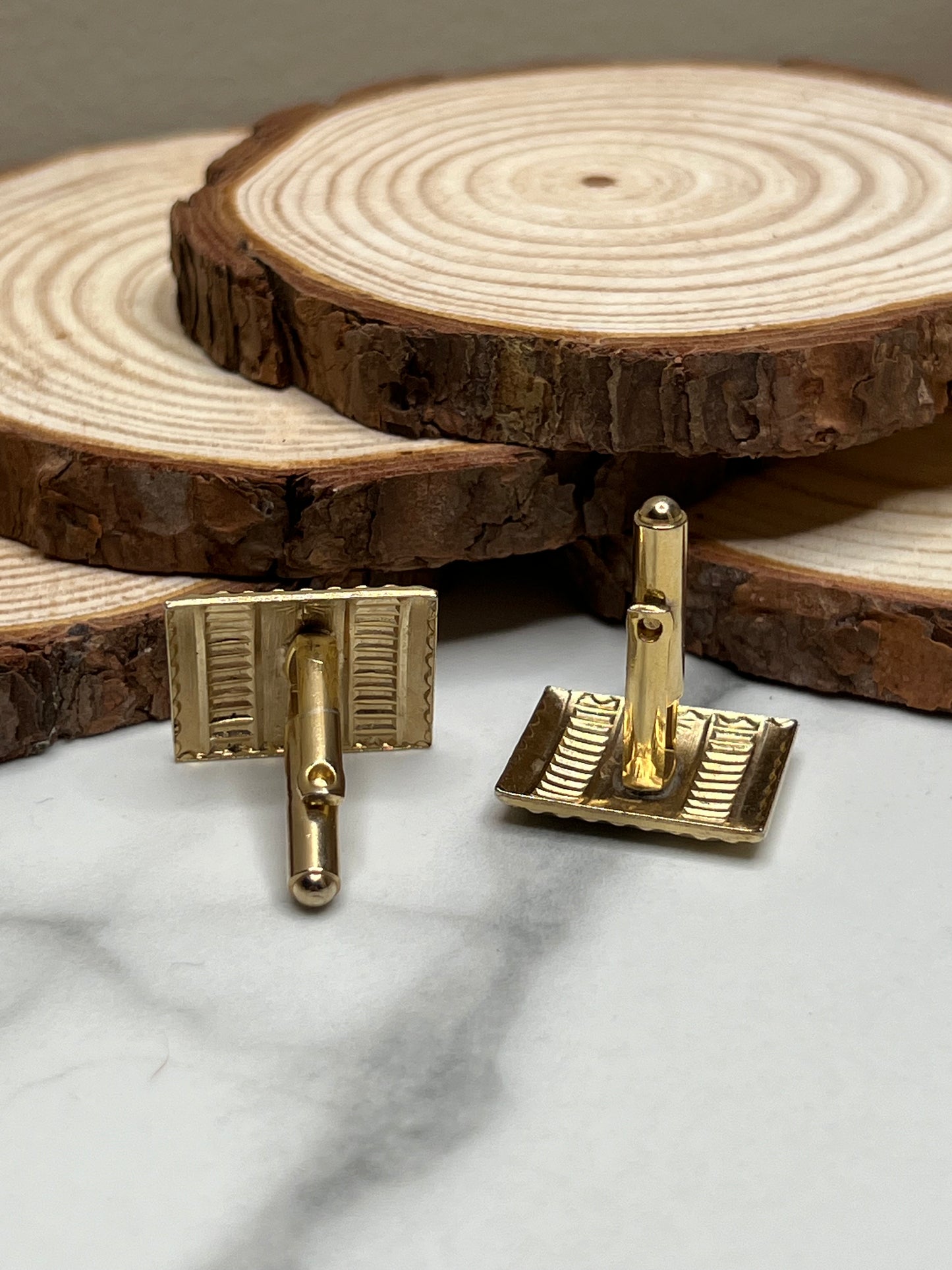 Vintage Gold Art Deco Cufflinks